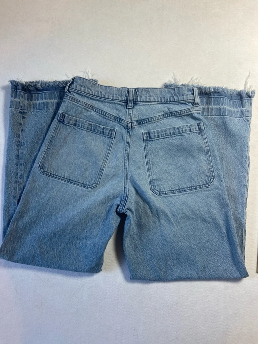 Madewell Light Blue Wide Leg Jeans